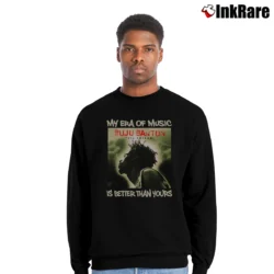 Men’s Buju Banton Graphic Crewneck Sweatshirt in black | Cozy Fabric, Clean Style