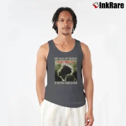 Men’s Buju Banton Graphic Tank Top in charcoal | Breathable, Active-Friendly Design