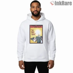 Bulb Fiction Say Watt Again Shirt on white hoodie for men graphic tee