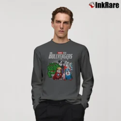 Men’s Bulldog Avengers Endgame Marvel Long-Sleeve Shirt in charcoal | Sleek, Lightweight, Year-Round Wear