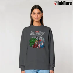 Women’s Bulldog Avengers Endgame Marvel Relaxed Sweatshirt in charcoal | Soft, Laid-Back Vibe