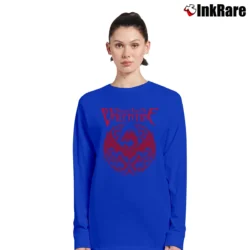 Women’s Bullet For My Valentine Band Long-Sleeve Top in royal blue | Sleek, Versatile, All-Season