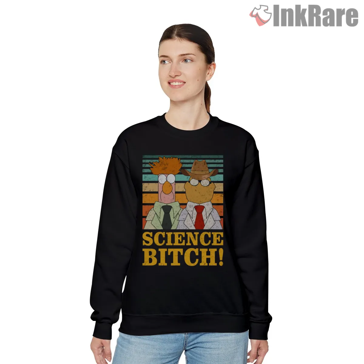 Bunsen And Beaker Science Badge Retro Cartoon Shirt Bunsen And Beaker Science Badge Retro Cartoon Shirt on graphic shirt for women graphic tee