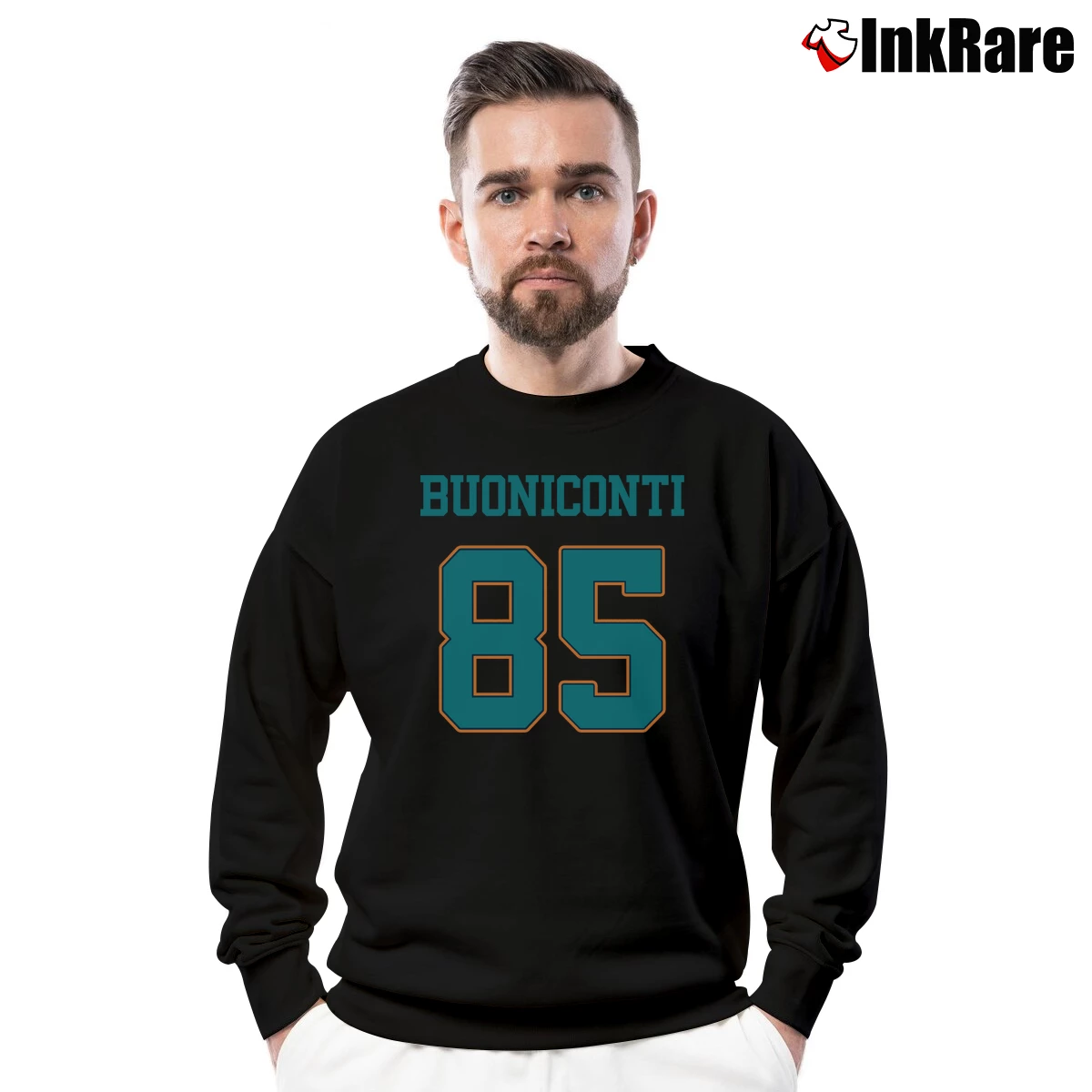 Buoniconti No 85 Miami Football The Man The Legend Tribute Men’s Crewneck Sweatshirt in black – Soft & Durable Men’s Buoniconti No 85 Miami Football The Man The Legend Tribute Crewneck Sweatshirt in black | Cozy Fabric, Clean Style