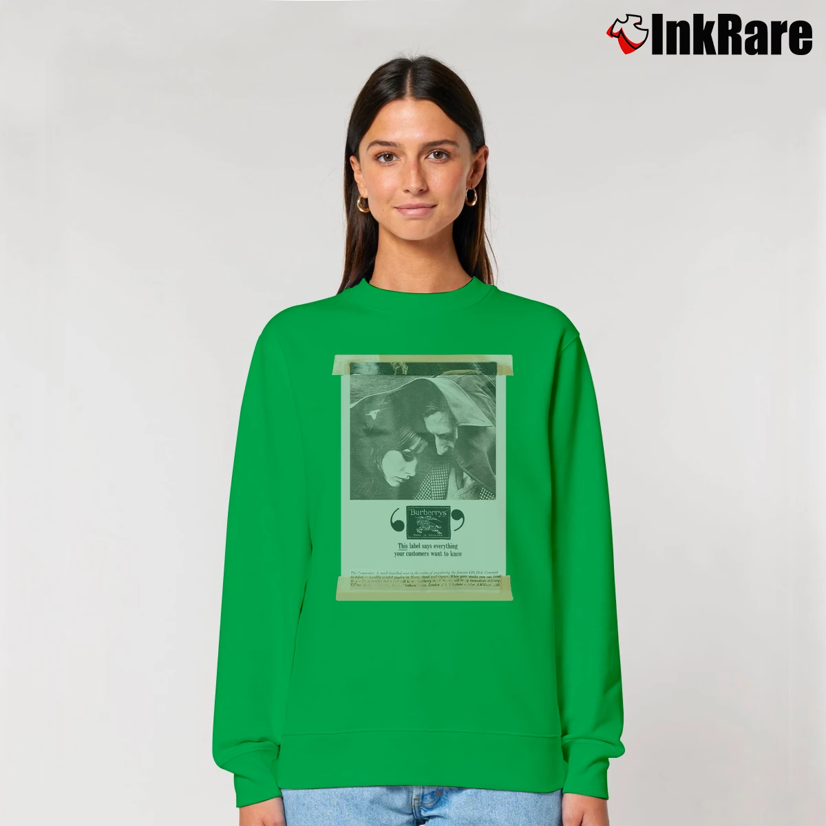 Burberry Archive Campaign Women’s Relaxed Sweatshirt in irish green – Cozy Casual Women’s Burberry Archive Campaign Relaxed Sweatshirt in irish green | Soft, Laid-Back Vibe