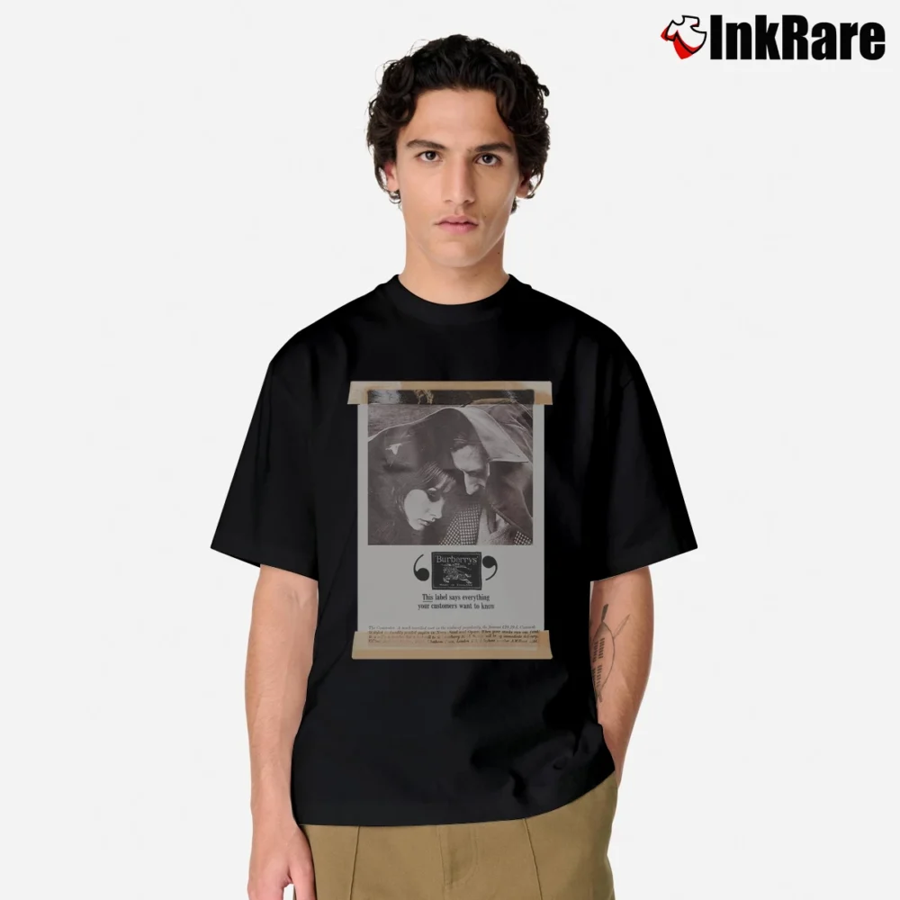 Men’s Burberry Archive Campaign Classic T-Shirt in black | Soft, Breathable Everyday Wear