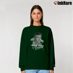 Women’s Burn Notice Chuck Finley Quote Relaxed Sweatshirt in forest green | Soft, Laid-Back Vibe