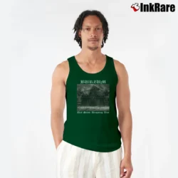 Men’s Burzum 90s Black Metal Tank Top in forest green | Breathable, Active-Friendly Design
