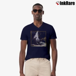 Men’s Burzum The Ways Of Yore V-Neck Tee in navy | Sharp, Breathable, Everyday Staple