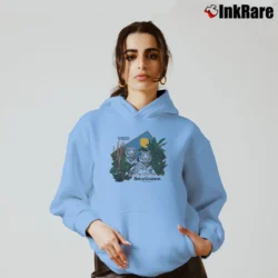 Women’s Busch Gardens Tiger Extinction Theme Park Cozy Hoodie in light blue | Warm, Structured, Stylish