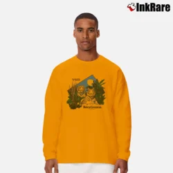 Men’s Busch Gardens Tiger Extinction Theme Park Long-Sleeve Shirt in orange | Sleek, Lightweight, Year-Round Wear