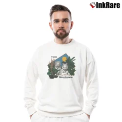 Men’s Busch Gardens Tiger Extinction Theme Park Crewneck Sweatshirt in white | Cozy Fabric, Clean Style