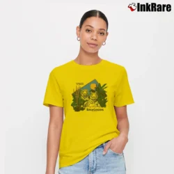 Women’s Busch Gardens Tiger Extinction Theme Park Signature T-Shirt in yellow | Soft, Flattering Fit