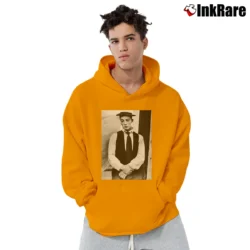Men’s Buster Keaton Our Hospitality Pullover Hoodie in orange | Cozy, Durable, Modern Fit