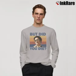 Men’s But Did You Die The Hangover Mr Chow Long-Sleeve Shirt in sport grey | Sleek, Lightweight, Year-Round Wear