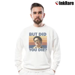 Men’s But Did You Die The Hangover Mr Chow Crewneck Sweatshirt in white | Cozy Fabric, Clean Style