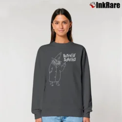 Women’s Butthole Surfers Graphic Relaxed Sweatshirt in charcoal | Soft, Laid-Back Vibe