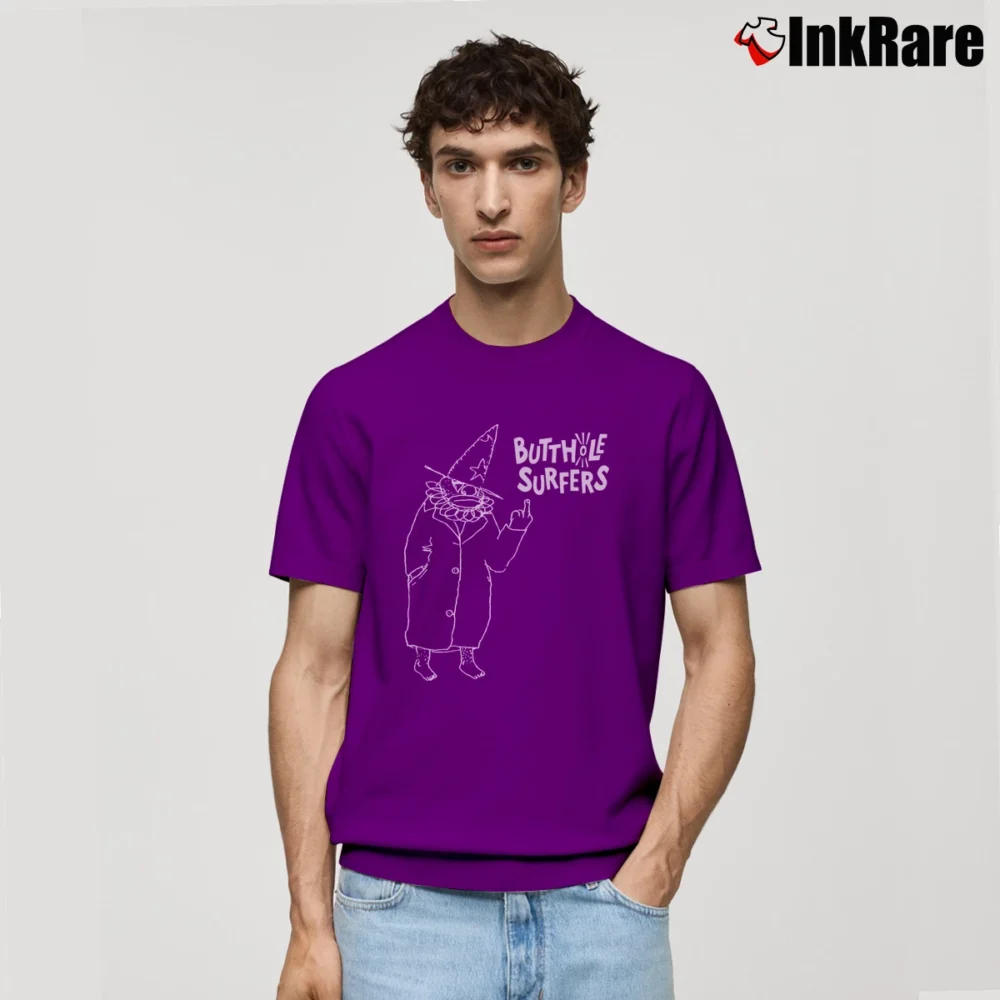 Men’s Butthole Surfers Graphic Classic T-Shirt in purple | Soft, Breathable Everyday Wear