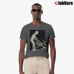 Men’s Butthole Surfers Punk Rock Band V-Neck Tee in charcoal | Sharp, Breathable, Everyday Staple