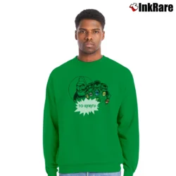 Men’s Buzz Lightyear Infinity Gauntlet Toy Story Marvel Avengers Crewneck Sweatshirt in irish green | Cozy Fabric, Clean Style