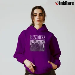 Women’s Buzzcocks Portrait Cozy Hoodie in purple | Warm, Structured, Stylish