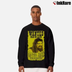 Men’s cactus jack dead or alive for Hardcore Wrestling Fans Long-Sleeve Shirt in black | Sleek, Lightweight, Year-Round Wear