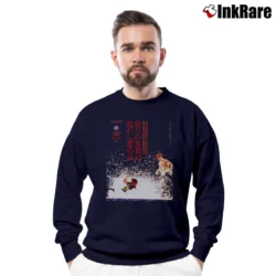Men’s Cactus Jack vs Terry Funk IWA Japan for Hardcore Wrestling Fans Crewneck Sweatshirt in navy | Cozy Fabric, Clean Style