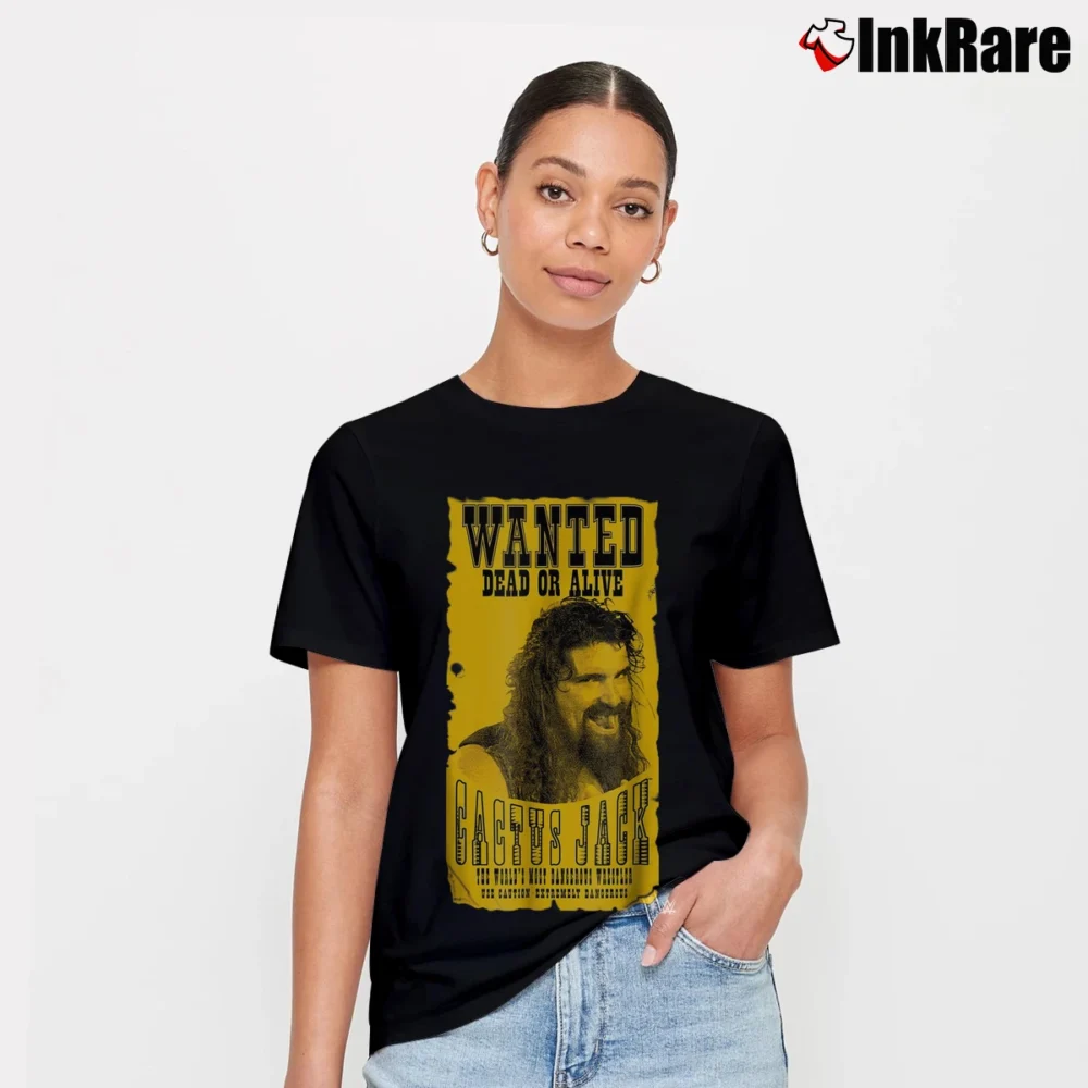 Women’s Cactus Jack Wanted Dead Signature T-Shirt in black | Soft, Flattering Fit