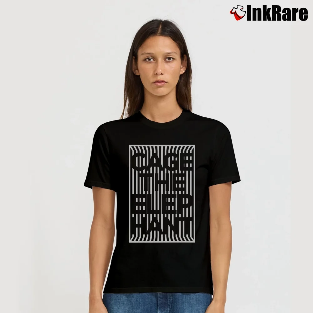 Women’s Cage The Elephant Illusion Signature T-Shirt in black | Soft, Flattering Fit