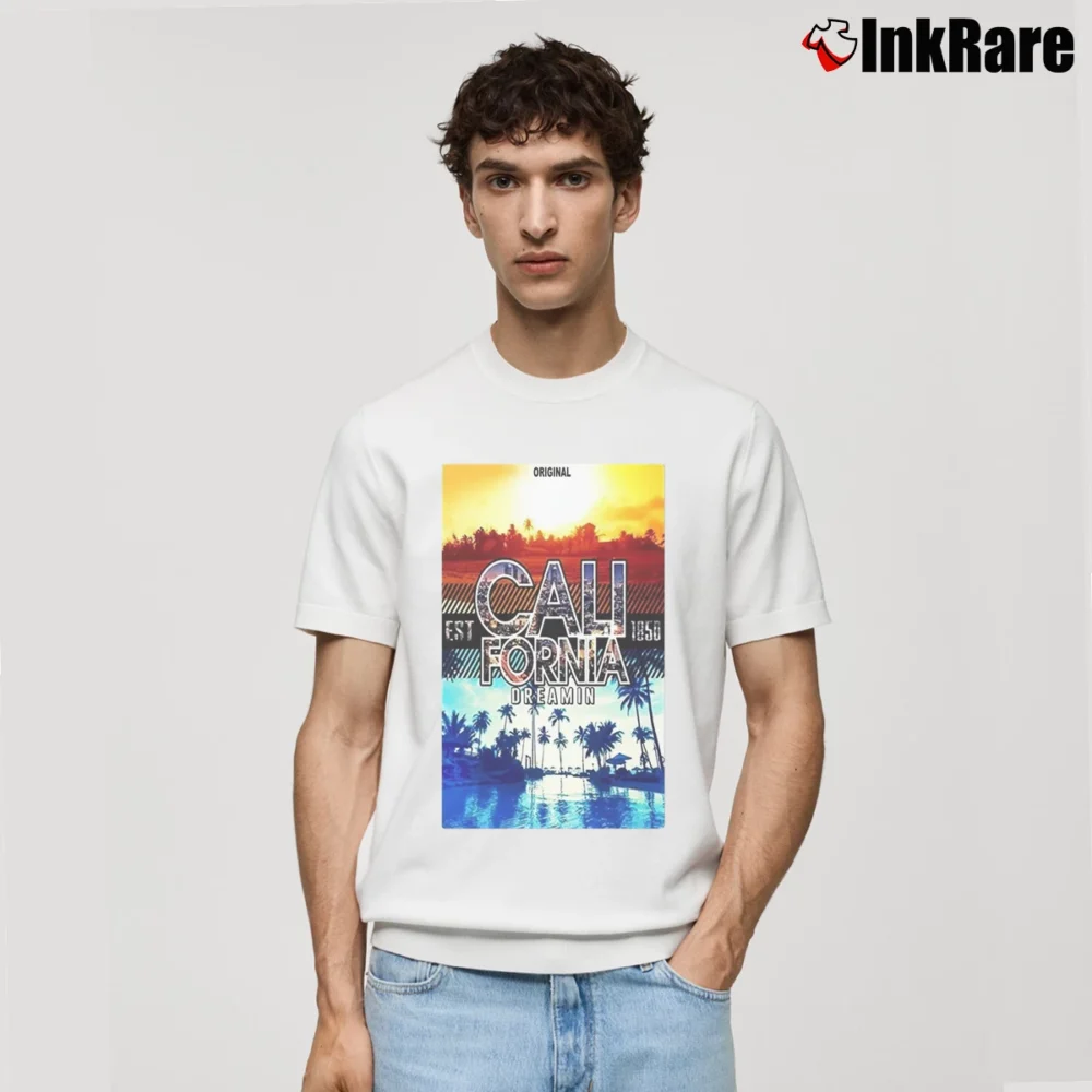 Men’s California Dreamin The Mamas And The Papas Classic T-Shirt in white | Soft, Breathable Everyday Wear