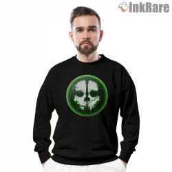 Call Of Duty Ghost Radar Skull Emblem Shirt on graphic shirt for men graphic tee