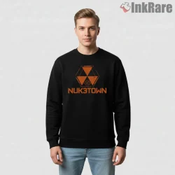 Call Of Duty Nuketown Hazard Symbol Retro Shirt on graphic shirt for men graphic tee