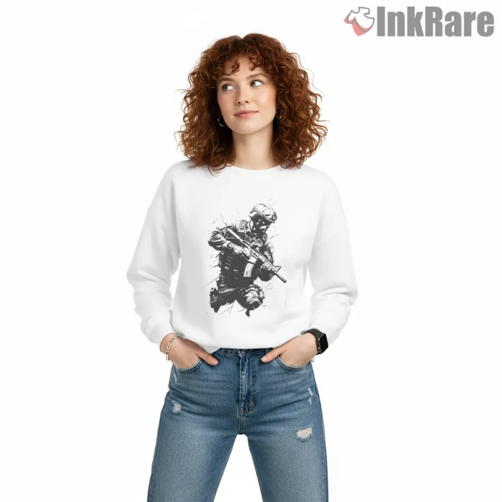 Call Of Duty Tactical Soldier Sketch Tribute Shirt on graphic shirt for women graphic tee