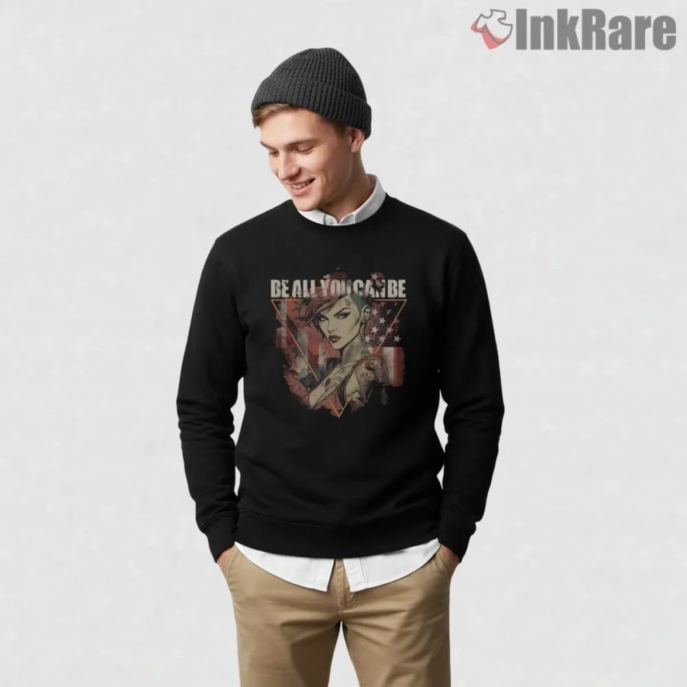 Call Of Duty Vintage Army Girl Patriotic Poster Shirt on graphic shirt for men graphic tee