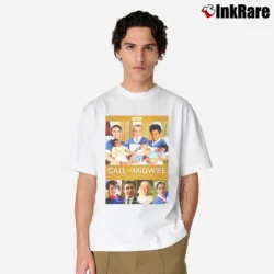 Men’s Call The Midwife Season 8 Classic T-Shirt in white | Soft, Breathable Everyday Wear