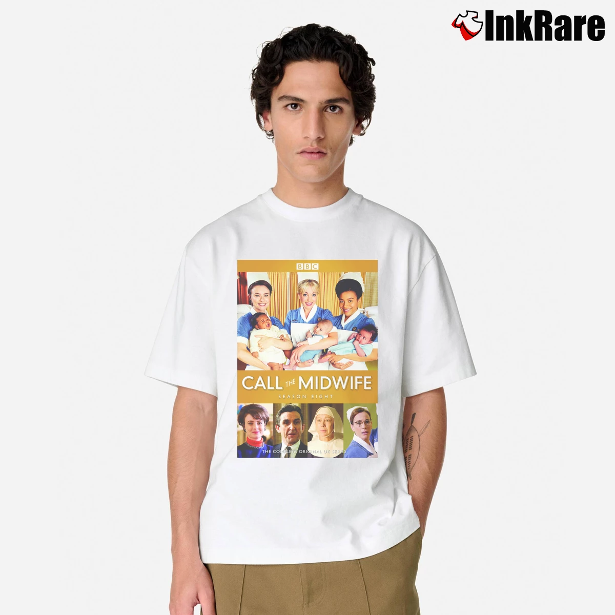 Call The Midwife Season 8 Men’s Classic Tee in white – Premium Comfort Men’s Call The Midwife Season 8 Classic T-Shirt in white | Soft, Breathable Everyday Wear