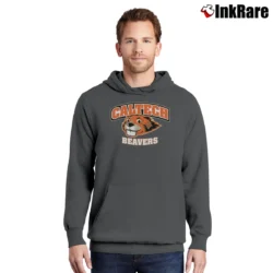 Men’s Caltech Basic Mascot Logo Unisex Pullover Hoodie in charcoal | Cozy, Durable, Modern Fit