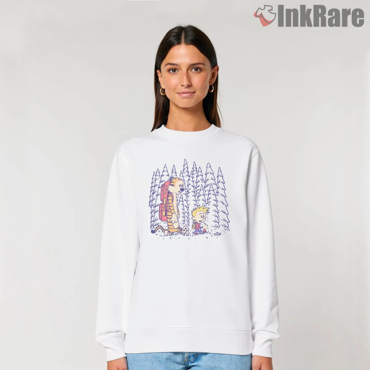 Calvin And Hobbes Forest Backpack Trek Shirt Calvin And Hobbes Forest Backpack Trek Shirt on graphic shirt for women graphic tee