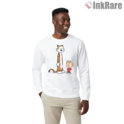 Calvin And Hobbes Quiet Friendship Moment Shirt on graphic shirt for men graphic tee