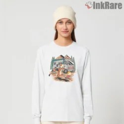 Calvin And Hobbes Road Trip Camper Shirt on white long sleeve shirt for women graphic tee