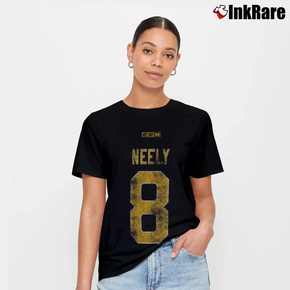 Women’s Cam Neely Boston Bruins Ccm Retired Signature T-Shirt in black | Soft, Flattering Fit