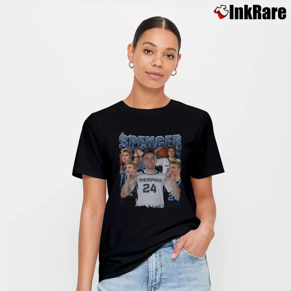 Women’s Cam Spencer Memphis Grizzlies for NBA Fans Signature T-Shirt in black | Soft, Flattering Fit