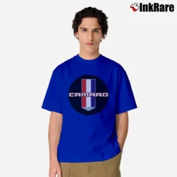 Men’s Camaro Performance Car Crop Classic T-Shirt in royal blue | Soft, Breathable Everyday Wear