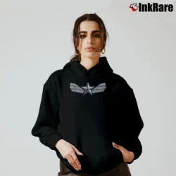 Women’s Captain America Winter Soldier Suit Marvel Cozy Hoodie in black | Warm, Structured, Stylish