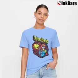 Women’s Captain Falcon F - zero Falcon Punch Signature T-Shirt in light blue | Soft, Flattering Fit