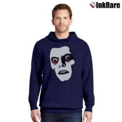Men’s Captain Howdy Pazuzu Demon The Exorcist Horror Pullover Hoodie in navy | Cozy, Durable, Modern Fit
