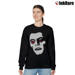 Women’s Captain Howdy Pazuzu Demon The Exorcist Horror Relaxed Sweatshirt in black | Soft, Laid-Back Vibe