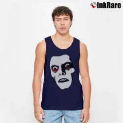 Men’s Captain Howdy Pazuzu Demon The Exorcist Horror Tank Top in navy | Breathable, Active-Friendly Design