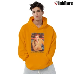 Men’s Captain Kirk Sexy And I Know It Star Trek Pullover Hoodie in orange | Cozy, Durable, Modern Fit
