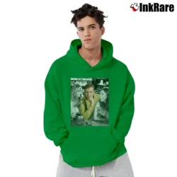 Men’s Captain Kirk Star Trek Graphic Pullover Hoodie in irish green | Cozy, Durable, Modern Fit